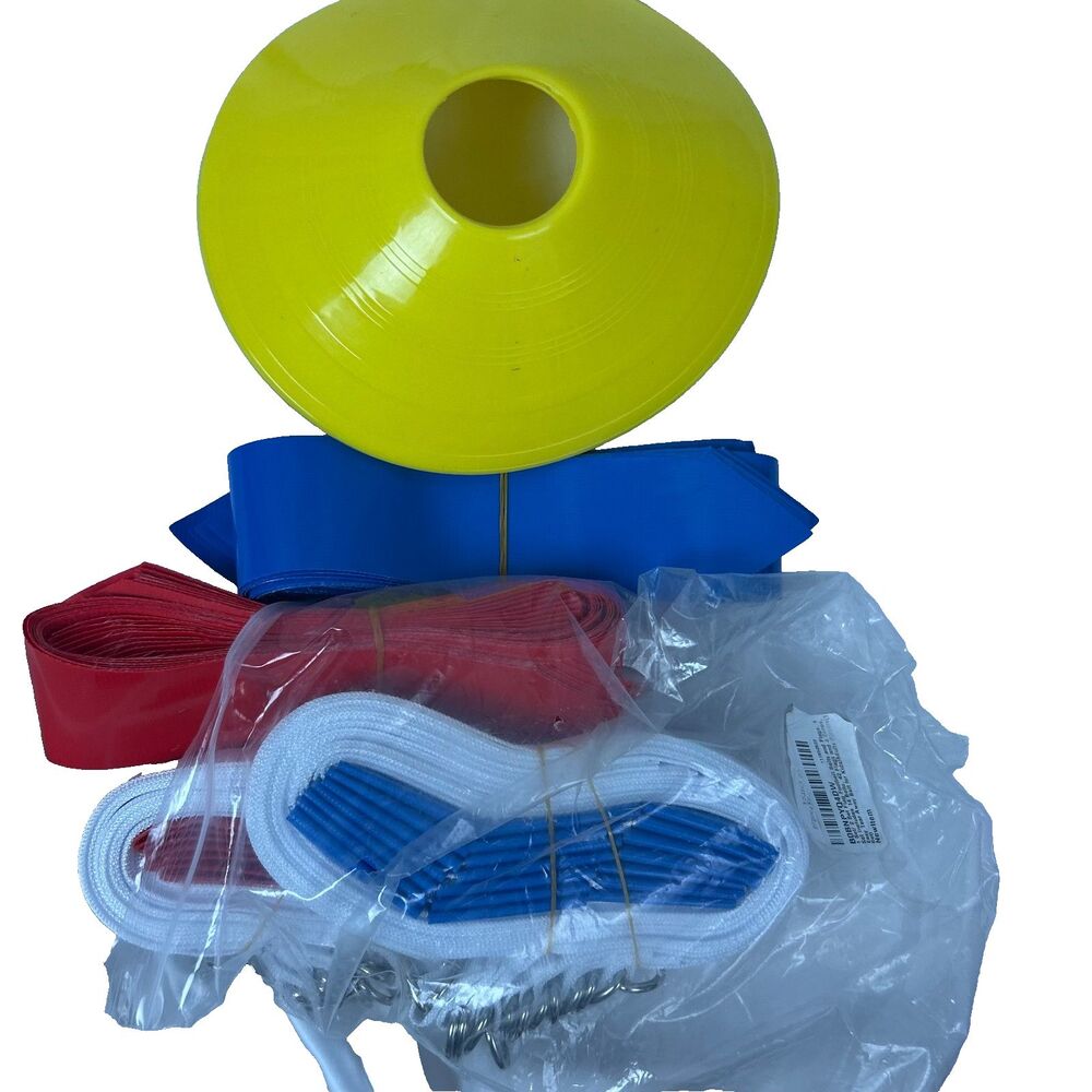 Flag Football Set 14 Belts 42 Flags 4 Cones Adjustable Tear Away Belts